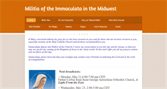 Desktop Screenshot of consecration-midwest.org